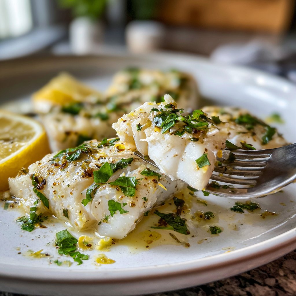 Kalorienarmes Fischgericht