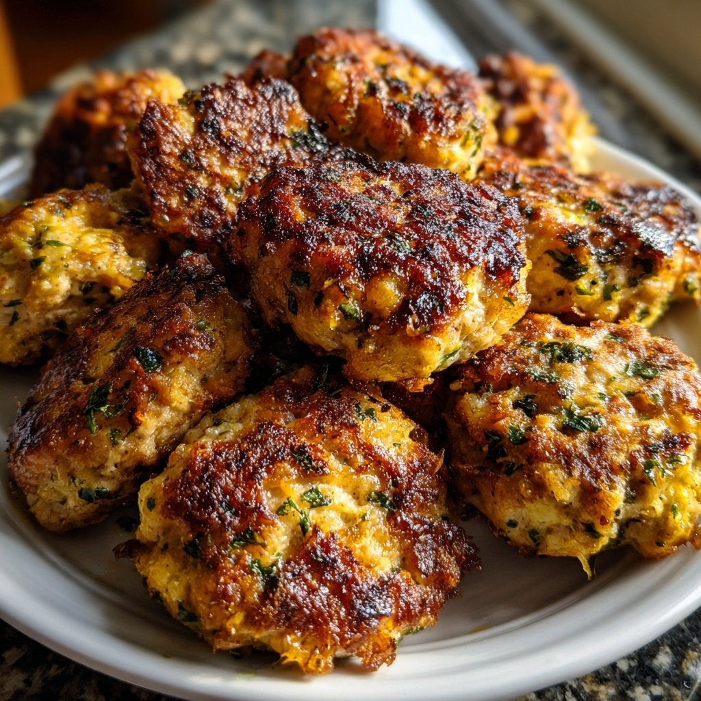 Hähnchen Frikadellen Aus Dem Ofen