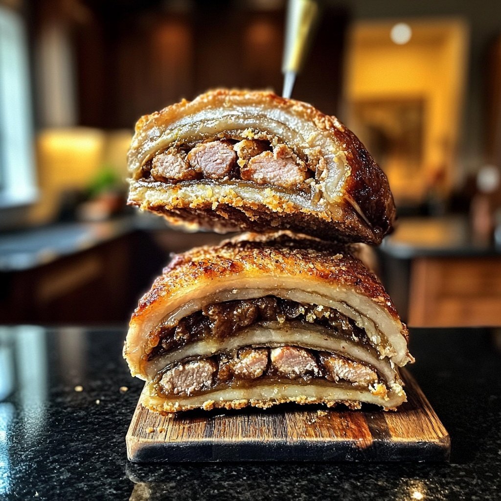 Rouladen-Schichtbraten