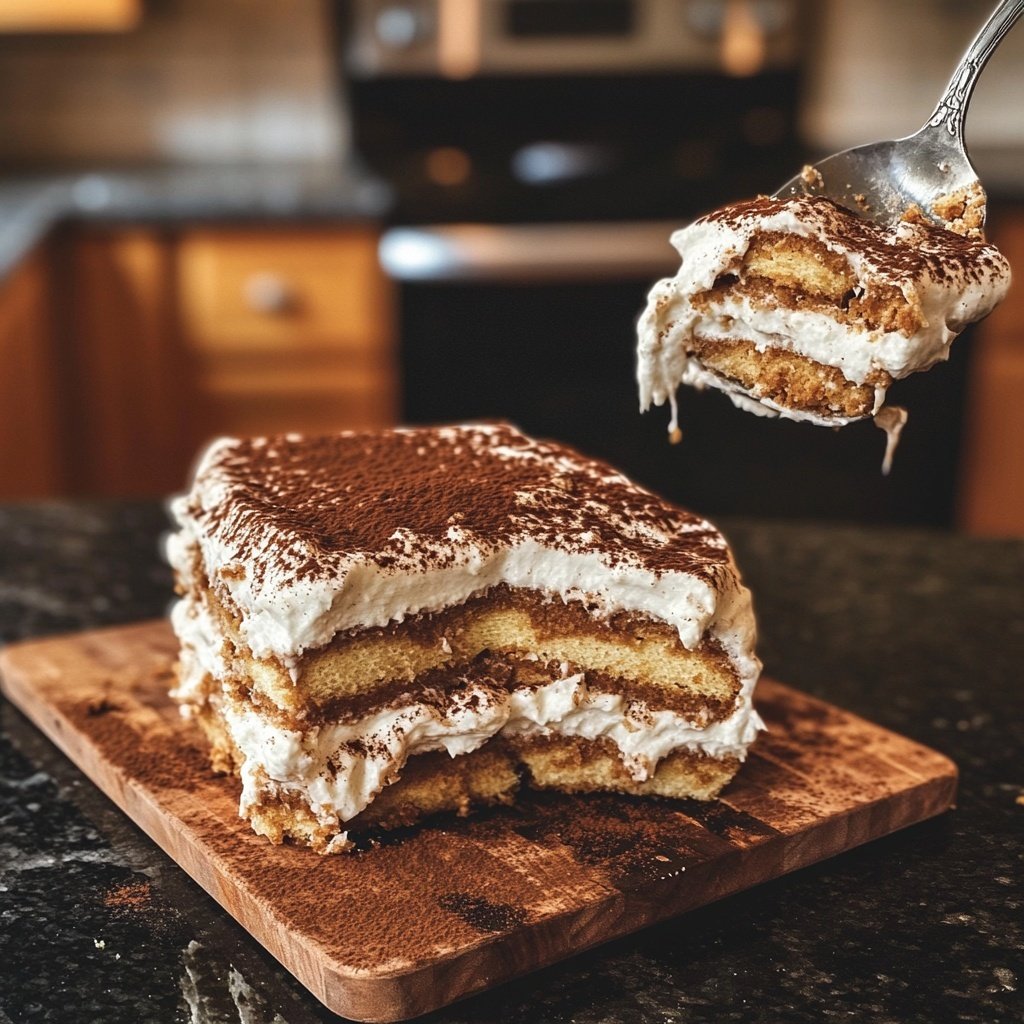 Super einfaches Lebkuchen Tiramisu ohne Ei