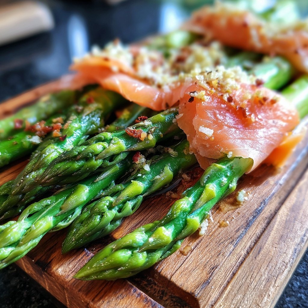 Grüner Spargel Mit Lachs